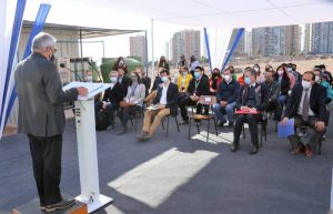La ceremonia tuvo como invitados a representantes de Geolith, de la Embajada de Francia, la Seremi de Energía y de la UA.